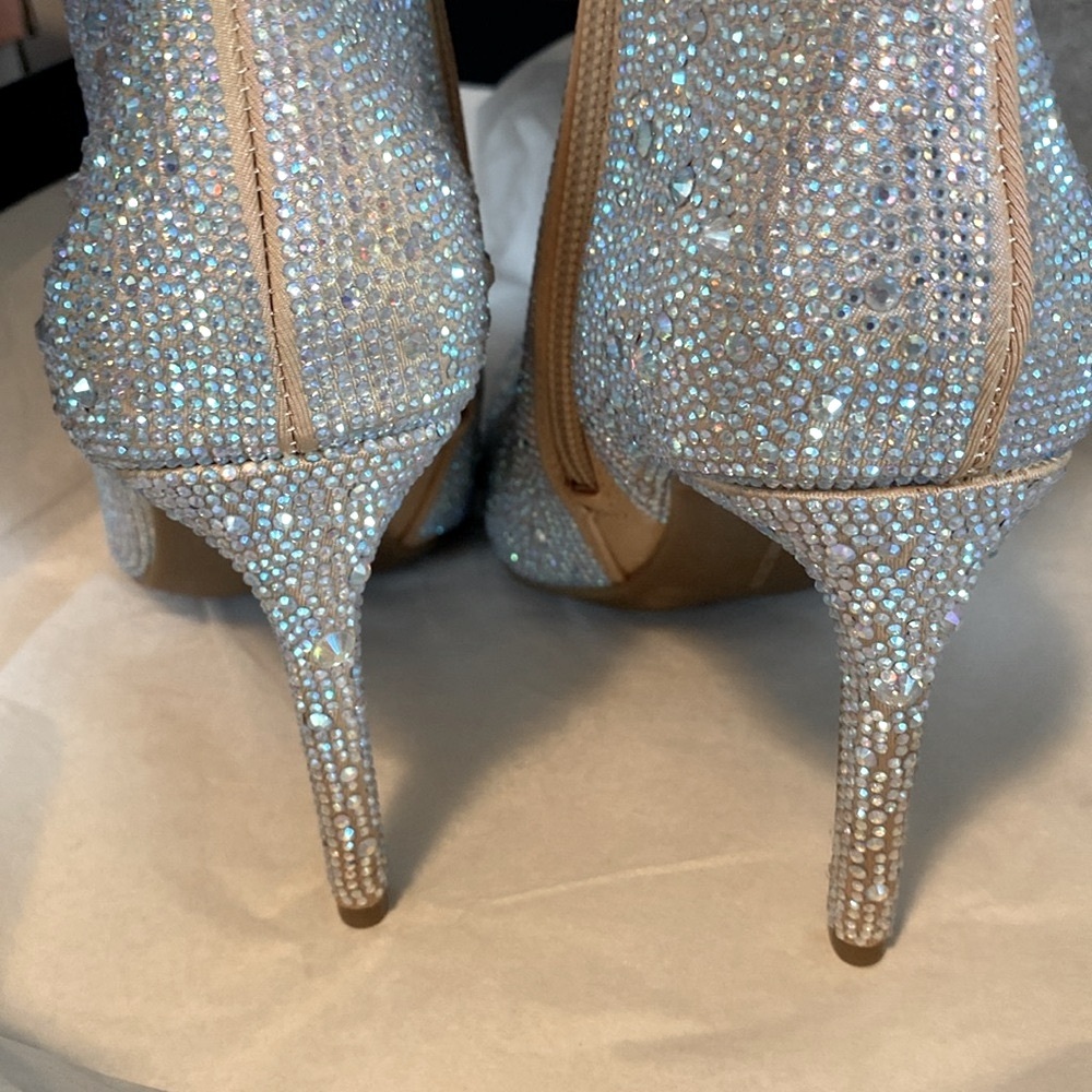 NIB [INC International Concepts] Reisa 6 Pointed Sparkle Ankle Boots Women’s 5.0 - Picture 11 of 15